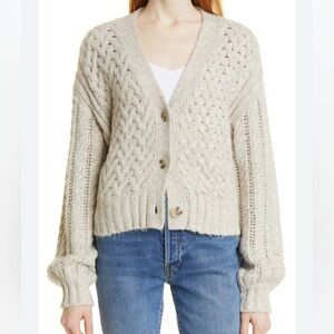 John Jenn Tan Knit Cardigan , Size M